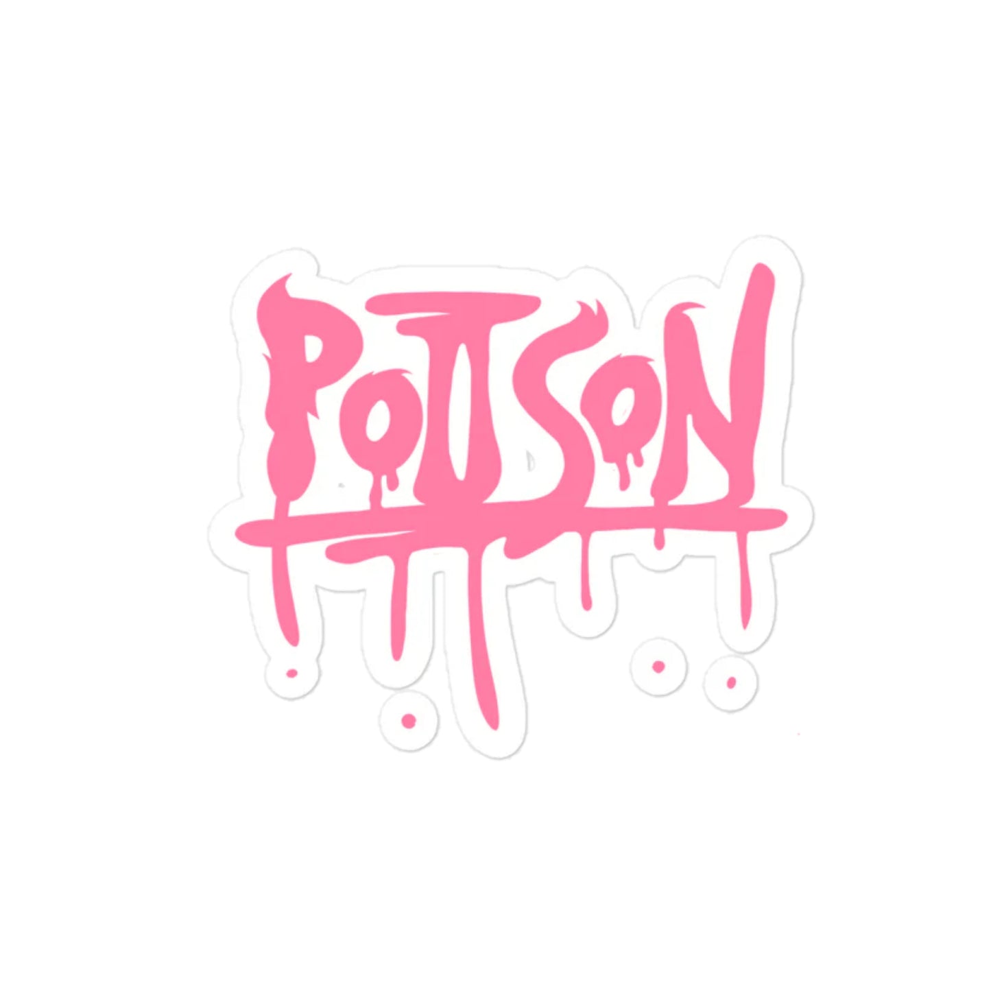 POIISON BUBBLE-FREE STICKERS